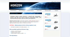 Desktop Screenshot of horizoncargo.cz